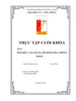BÁO CÁO THỰC TẬP TỐT NGHIỆP ĐỀ TÀI TÌM HIỂU, XÂY DỰNG MÔ HÌNH NHÀ THÔNG MINH