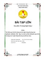 Bài tập lớn môn tín dụng ngân hàng 1 (4) 