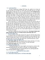 (SKKN 2022) vận dụng kĩ thuật mảnh ghép trong dạy học địa lí 12 ở trường trung học phổ thông ngọc lặc 