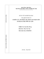 NGHIÊN CỨU, MÔ PHỎNG HỆ THỐNG DẪN ĐỘNG BỐN  BÁNH QUATTRO TRÊN XE AUDI