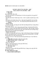 Giáo án hóa 10 cánh diều 