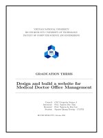 Design and build a website for medical doctor office management  