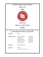 Tiểu luận luật thương mại (2) 