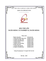 Bài tập lớn ngân hàng và nghiệp vụ ngân hàng (3) 