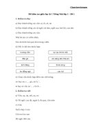 Đề thi giữa kì 1 Tiếng Việt lớp 1 - Giáo viên Việt Nam