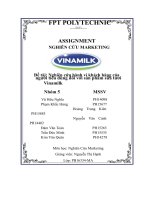 TỔNG QUAN về DOANH NGHIỆP xác ĐỊNH vấn đề và mục TIÊU NGHIÊN cứu  vinamilk là tên viết tắt của công tin sữa công ty cổ phần sữa việt nam 