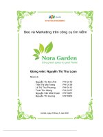 Xây dựng website thương mại điện tử bán cây cảnh mini   nora garden 