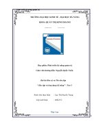 Học phần phát triển kỹ năng quản trị bài thi bảo vệ và thi vấn đáp  học tập và ứng dụng kỹ năng  test 5 