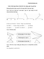 Giải vở bài tập Toán 4 bài 40: Góc nhọn, góc tù, góc bẹt - Giáo viên Việt Nam