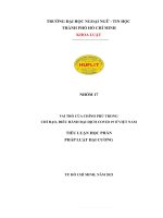 TIỂU LUẬN học PHẦN PHÁP LUẬT đại CƯƠNG VAI TRÒ của CHÍNH PHỦ TRONG CHỈ đạo, điều HÀNH đại DỊCH COVID 19 ở VIỆT NAM 