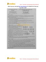 Đề thi chọn lọc HSG lớp 9 môn Sinh học Sở GD&ĐT Hà Tĩnh - Giáo viên Việt Nam