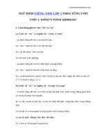 Ngữ pháp tiếng Anh lớp 5 Unit 1: What's Your Address? - Giáo viên Việt Nam