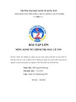 Phân tích những tác động của quy luật cạnh tranh đối với nền kinh tế hãy lấy một vài ví dụ và phân tích về những tác động của cạnh tranh trong nội bộ ngành và cạnh tranh giữa các ngành 