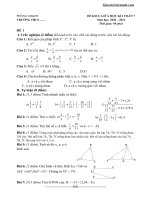 Đề thi giữa kì 1 Toán 7 năm học 2020 – 2021 - Giáo viên Việt Nam