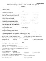 Đề thi học kì 1 Lịch Sử lớp 4 - Giáo viên Việt Nam