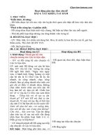 Giáo án Hoạt động trải nghiệm bài 4,5,6 - Giáo viên Việt Nam