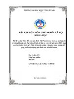 Sự biến đổi của gia đình việt nam trong thời kỳ quá độ lên chủ nghĩa xã hội  sự biến đổi đó đã đặt ra cho các gia đình việt nam những thách thức gì liên hệ trách nhiệm của sinh viên trong việc góp ph 