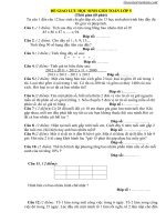 Tổng hợp đề thi học sinh giỏi Toán lớp 5 - Giáo viên Việt Nam