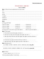 Đề cương ôn tập học kì 1 Toán lớp 4 - Giáo viên Việt Nam