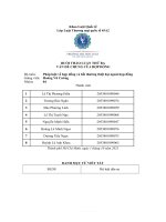 BUỔI THẢO LUẬN THỨ BA vấn đề CHUNG của hợp ĐỒNG bộ môn pháp luật về hợp đồng và bồi thường thiệt hại ngoài hợp đồnga 