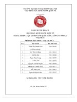 ĐỀ tài CHIẾN lược KINH DOANH QUỐC tế của CÔNG TY FPT tại NHẬT bản 