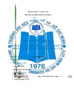 khảo sát mức độ hài lòng của sinh viên đối với chất lượng thư viện b1 ueh 