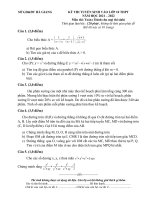 Đề thi tuyển sinh 10 – hà giang 2021–2022  giải chi tiết – bản đẹp – WORD 