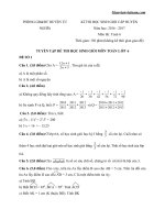 Những đề thi học sinh giỏi Toán lớp 6 - Giáo viên Việt Nam