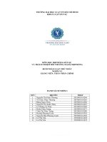 MÔN học hợp ĐỒNG dân sự và TRÁCH NHIỆM bồi THƯỜNG NGOÀI hợp ĐỒNG BUỔI THẢO LUẬN THỨ NHẤT NGHĨA vụ 