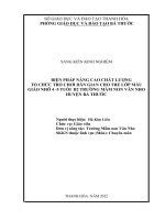 (SKKN 2022) biện pháp nâng cao chất lượng tổ chức trò chơi dân gian cho trẻ mẫu giáo nhỡ 4 5 tuổi b2 trường mầm non văn nho, huyện bá thước 