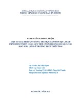 (SKKN 2022) một số giải pháp gây hứng thú học tập môn địa lí, góp phần phát triển năng lực tiếp cận nội dung bài học cho học sinh lớp 9 ở trường THCS thiết ống 