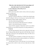 Phân tích cơ hội thách thức của việt nam