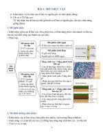 THỰC VẬT DƯỢC - Tóm tắt kiến thức Mô thực vật