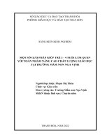 (SKKN 2022) một số giải pháp giúp trẻ 3 4 làm quen với toán nhằm nâng cao chất lượng giáo dục tại trường mầm non nga vịnh 