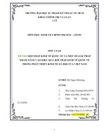 2 tiểu luận KTCT nhóm 8 lớp sáng t4
