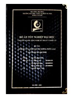 ĐỒ ÁN thiết kế hệ thống phân loại sản phẩm theo mã QR