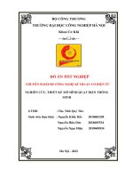 Báo cáo bài tập lớn môn “thiết kế hệ thống cơ điện tử” 