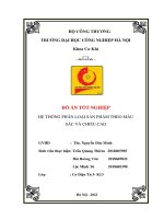 HD2 nguyễn đức minh thiết kế hệ thống phân loại sản phẩm theo màu sắc, chiều cao 