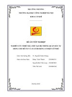 nghiên cứu thiết kế, chế tạo hệ thống quấn dây tự động cho rô to và stator động cơ điện cỡ nhỏ