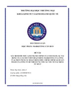 XÁC ĐỊNH ĐỐI THỦ CẠNH TRANH CHÍNH CỦA COOLMATE, SỰ TÁC ĐỘNG CỦA CÁC ĐTCT ĐẾN HOẠT ĐỘNG MARKETING CỦA CÔNG TY  PHÂN TÍCH CÁC HOẠT ĐỘNG ĐIỀU CHỈNH CHÍNH SÁCH SẢN PHẨM CỦA CÔNG TY ĐỂ THÍCH ỨNG VỚI CÁC YẾU TỐ TÁC ĐỘNG TỪ ĐTCT