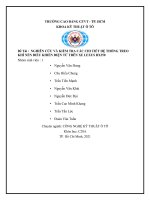 Đề Tài NGHIÊN CỨU VÀ KIỂM TRA CÁC CHI TIẾT HỆ THỐNG TREO KHÍ NÉN ĐIỀU KHIỂN ĐIỆN TỬ TRÊN XE LEXUS RX350