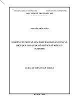 Nghiên cứu một số giải pháp đảm bảo an toàn và hiệu quả cho lược đồ chữ ký số kiểu ECSchnorr.