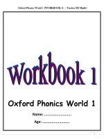 Workbook oxford phonics 1