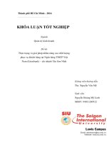 Khóa luận tốt nghiệp ngành Quản trị kinh doanh Thực trạng và giải pháp nhằm nâng cao chất lượng phục vụ khách hàng tại Ngân hàng TMCP Việt Nam (Eximbank) – chi nhánh Tân Sơn Nhất