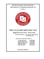 Bài tiểu luận môn đổi mới sáng tạo (1) 