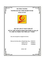 thiết kế mạch đếm 8 sản phẩm (sử dụng JK FF), hiển thị trên led 7 thanh