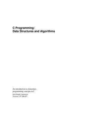 C Programming Data Structures and Algorithms