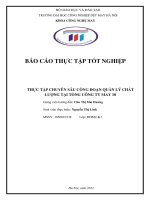 Báo cáo Thực tập Tốt nghiệp tại Tổng công ty May 10