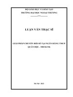Giải pháp chuyển đổi số của Ngân hàng TMCP Quân đội – MB Bank.