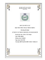 BÁO CÁO TIỂU LUẬN HỌC PHẦN PHẪU THUẬT TRONG MIỆNG  SỬ DỤNG VẠT TRONG NHỔ RĂNG NGẦM HÀM DƯỚI